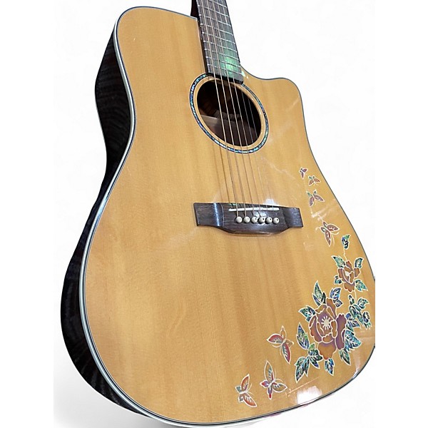 Used Takamine EG530SC Natural Acoustic Electric Guitar