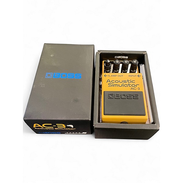 Used BOSS AC3 Acoustic Simulator Effect Pedal