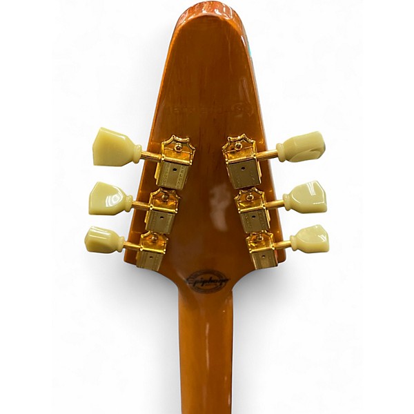Used Epiphone 1958 Korina Flying V Natural Solid Body Electric Guitar