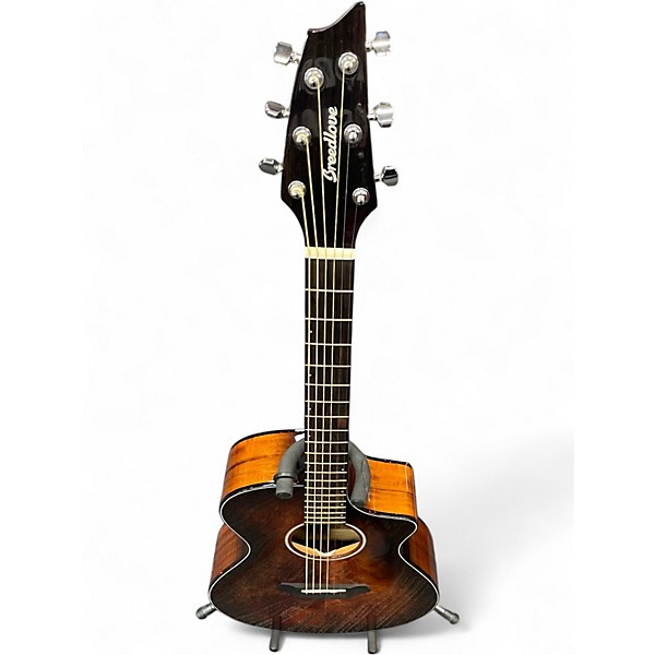 Used Breedlove Pursuit Concert Brown Sunburst Acoustic Electric Guitar