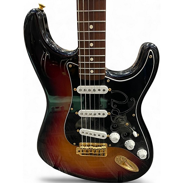 Used Fender Artist Series Stevie Ray Vaughan Stratocaster 2 Color Sunburst Solid Body Electric Guitar