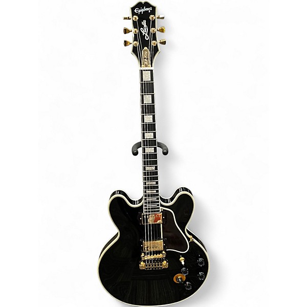 Used Epiphone BB King Lucille Black Hollow Body Electric Guitar