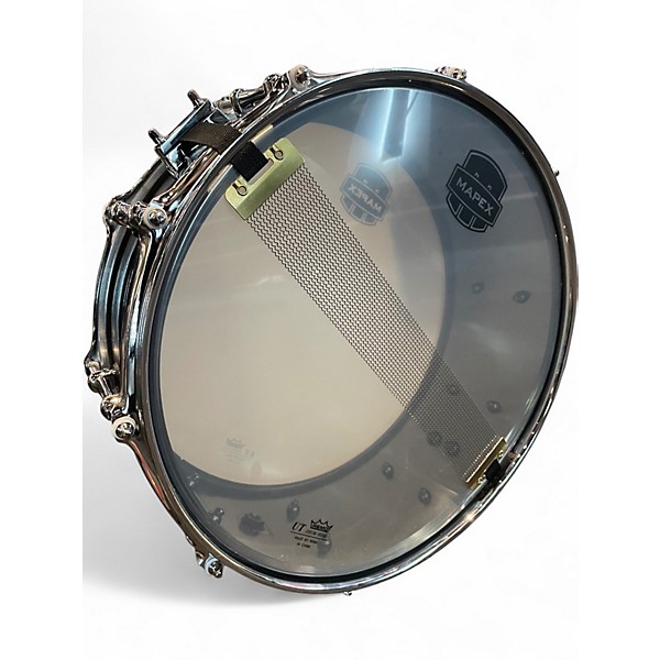Used Mapex 14in TOMAHAWK STEEL SNARE 14X5.5 BLACK NICKEL Drum