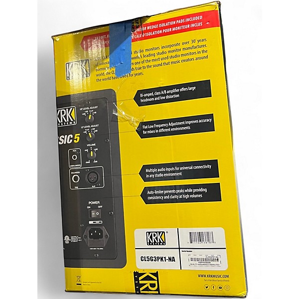 Used KRK CLASSIC 5 Powered Monitor