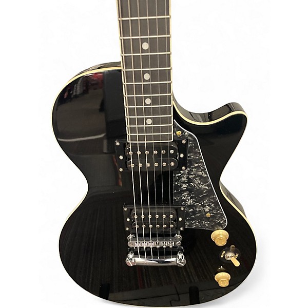 Used Donner LP STYLE Black Solid Body Electric Guitar