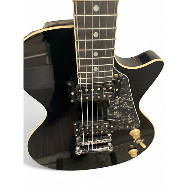 Used Donner LP STYLE Black Solid Body Electric Guitar