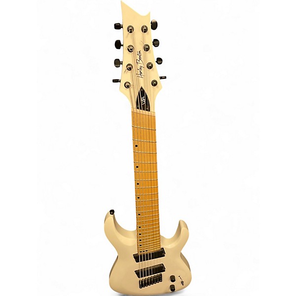 Used 2020s Harley Benton 8 STRING Alpine White Solid Body Electric Guitar
