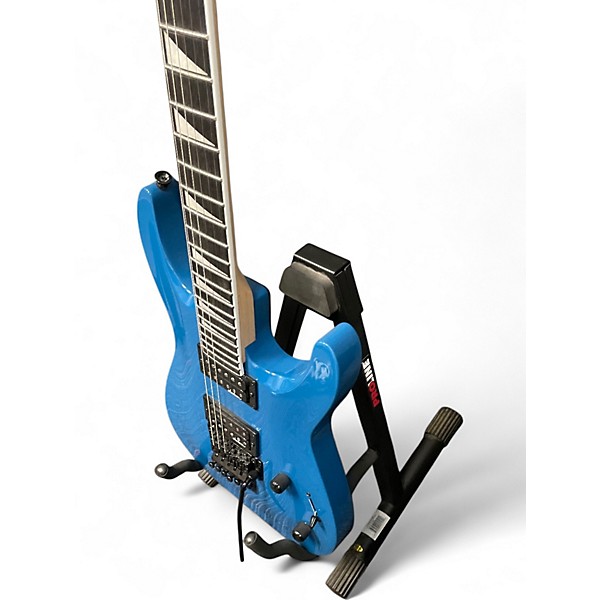 Used 2020 Jackson JS32 Dinky Blue Solid Body Electric Guitar