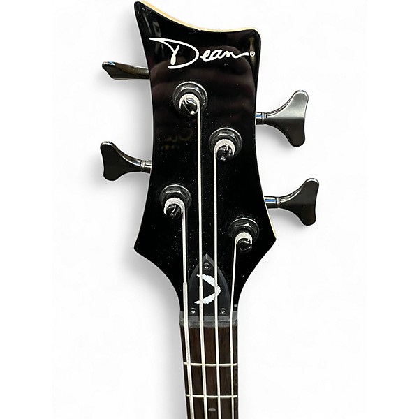 Used Dean Edge 4 String Satin Black Electric Bass Guitar