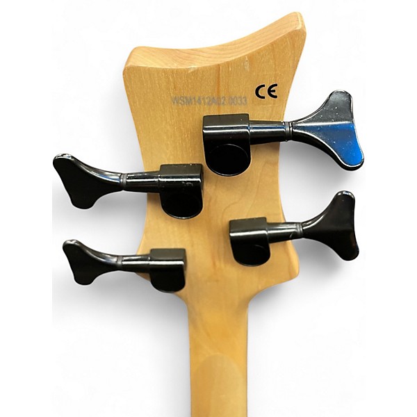 Used Dean Edge 4 String Satin Black Electric Bass Guitar