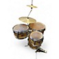 Used Trixon 3 Piece COCKTAIL KIT  NATURAL Drum Kit