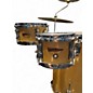 Used Trixon 3 Piece COCKTAIL KIT  NATURAL Drum Kit