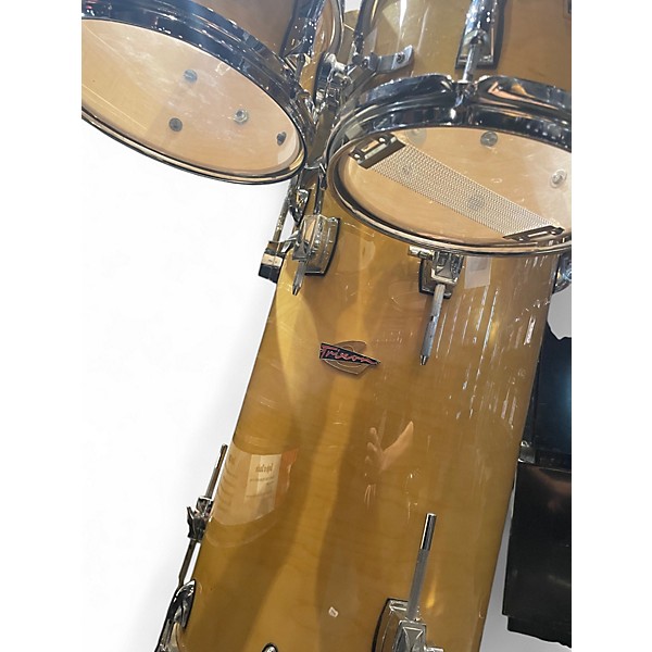 Used Trixon 3 Piece COCKTAIL KIT  NATURAL Drum Kit
