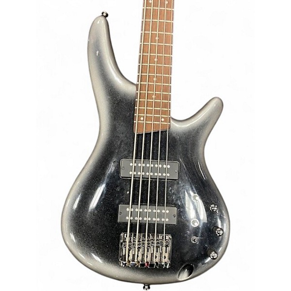 Used Ibanez SR305 5 String Silverburst Electric Bass Guitar