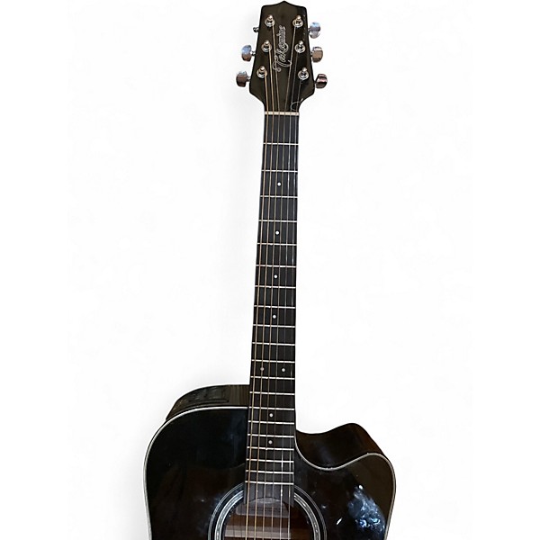 Used Takamine GD30CE Black Acoustic Electric Guitar