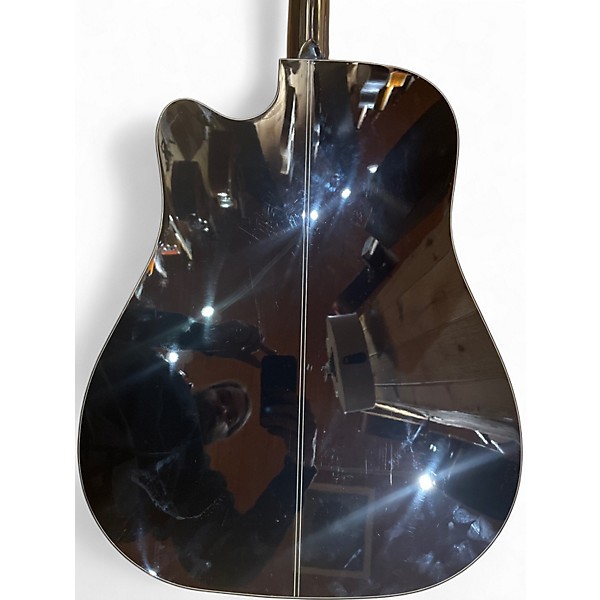 Used Takamine GD30CE Black Acoustic Electric Guitar