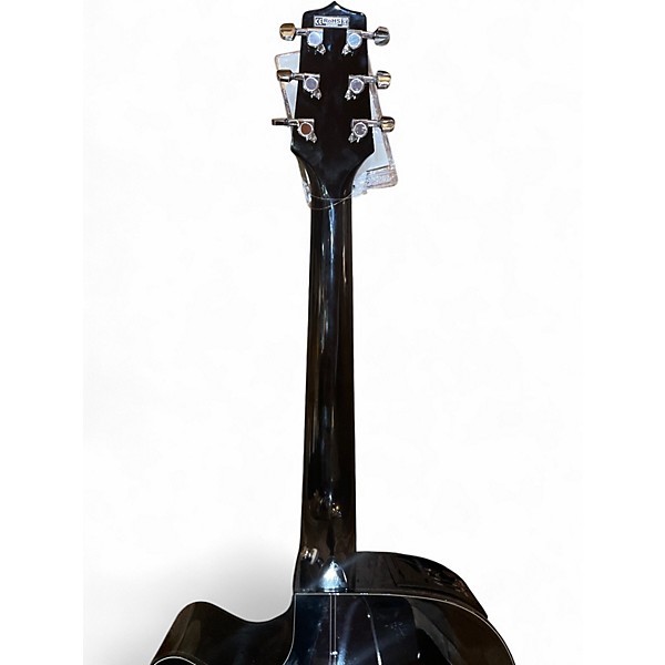 Used Takamine GD30CE Black Acoustic Electric Guitar