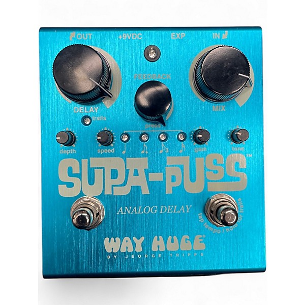 Used Way Huge Electronics WHE707 Supa Puss Delay Effect Pedal