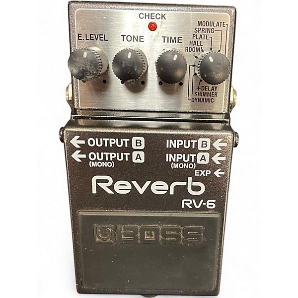 Used BOSS RV6 Digital Reverb Effect Pedal