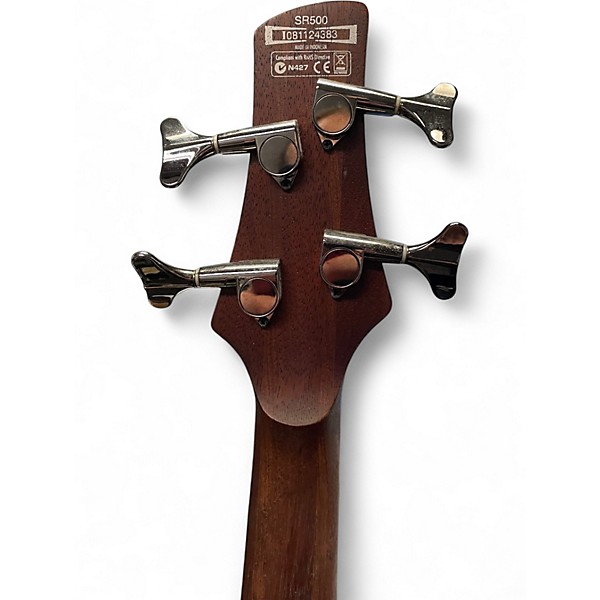 Used Ibanez SR500 BROWN MAHOGANY Electric Bass Guitar