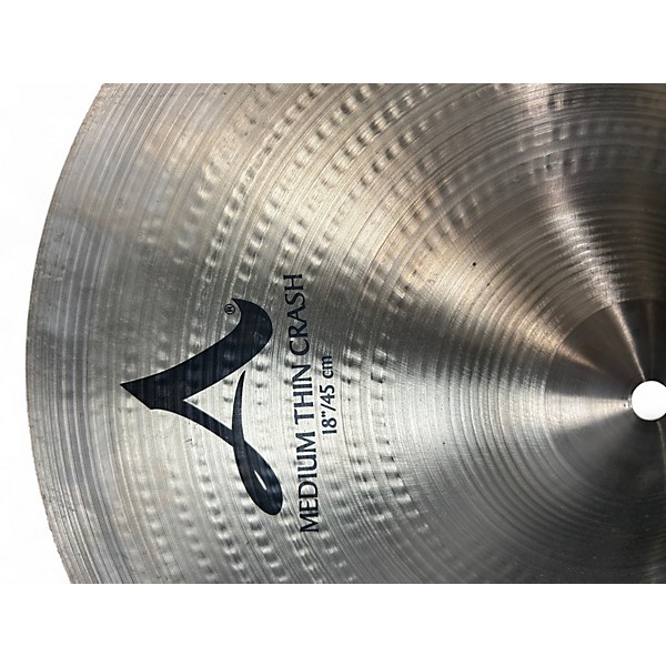 Used Zildjian 18in A Series Medium Thin Crash Cymbal
