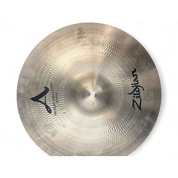Used Zildjian 18in A Series Medium Thin Crash Cymbal