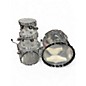 Used DW 4 Piece Design Series Acrylic Clear Drum Kit thumbnail