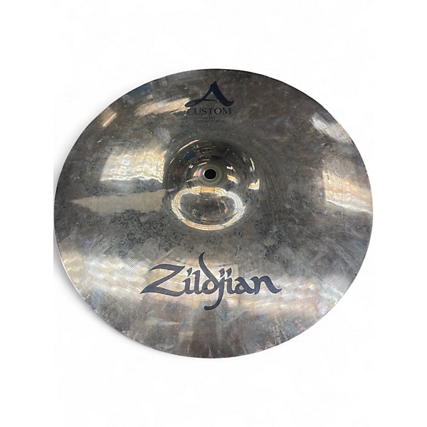 Used Zildjian 14in A Custom Hi Hat Pair Cymbal