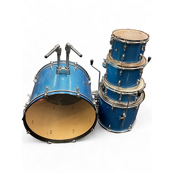 Used PDP by DW 5 Piece CenterStage Blue Sparkle Drum Kit