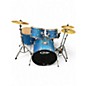 Used PDP by DW 5 Piece CenterStage Blue Sparkle Drum Kit