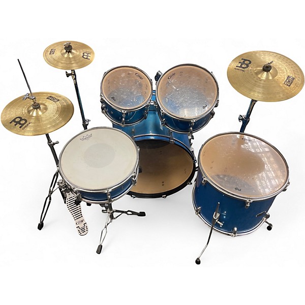 Used PDP by DW 5 Piece CenterStage Blue Sparkle Drum Kit