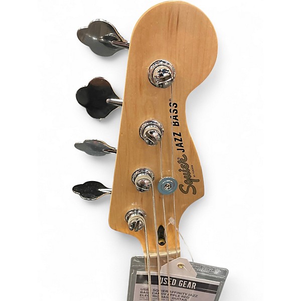 Used Squier Affinity Jazz Bass Candy Apple Red Electric Bass Guitar