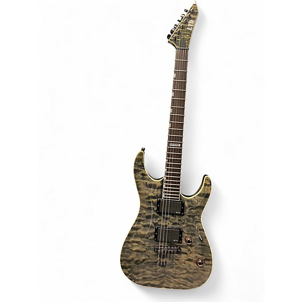 Used ESP LTD MH350NT Trans Gray Solid Body Electric Guitar