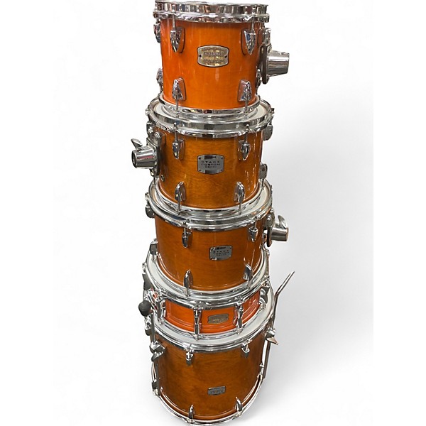 Used Yamaha 6 Piece Stage Custom HONEY AMBER Drum Kit
