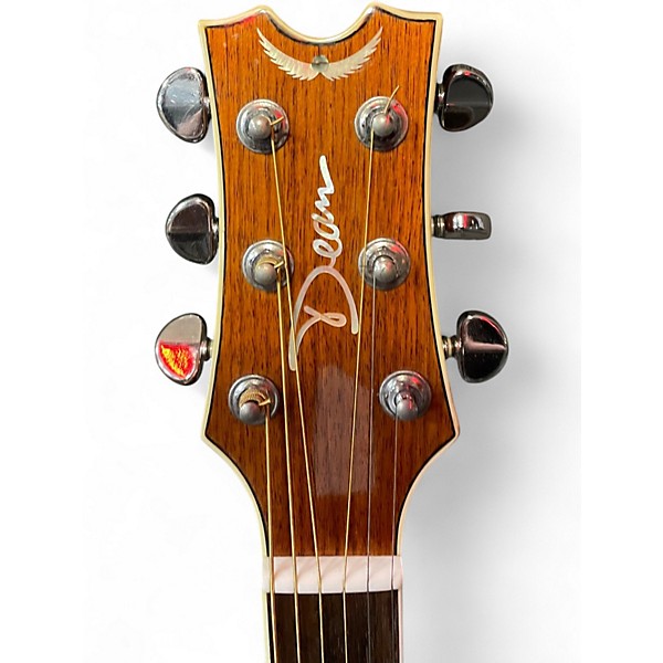 Used Dean Exotica QSE SP GN Natural Acoustic Electric Guitar