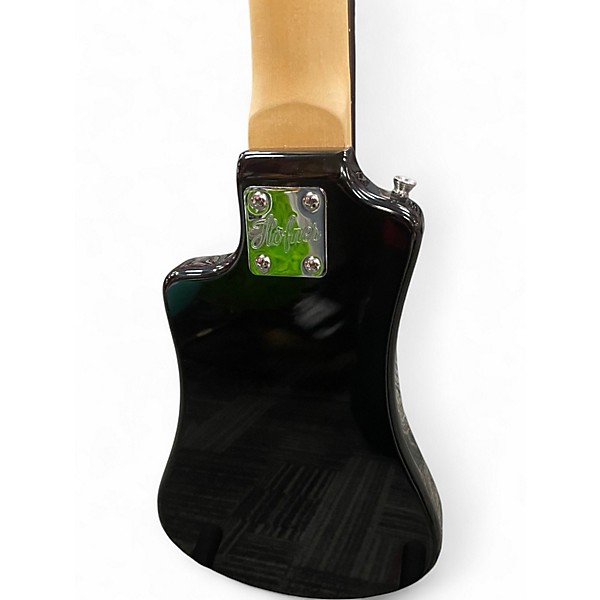 Used Hofner Contemporary Series Shorty Bass Black Electric Bass Guitar