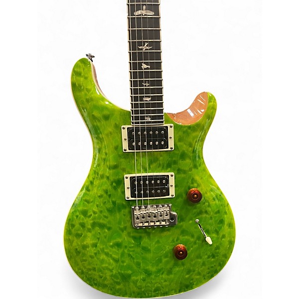 Used PRS SE Custom 24 Quilt Eriza Verde Solid Body Electric Guitar