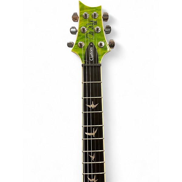 Used PRS SE Custom 24 Quilt Eriza Verde Solid Body Electric Guitar