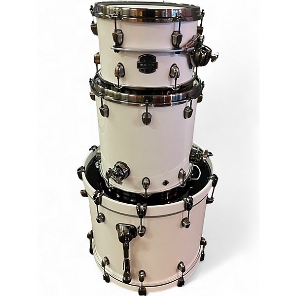 Used Mapex 3 Piece Stratus Evolution Fusion Alpine White Drum Kit