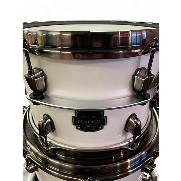 Used Mapex 3 Piece Stratus Evolution Fusion Alpine White Drum Kit