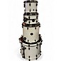 Used Mapex 4 Piece Saturn Evolution Rock Alpine White Drum Kit