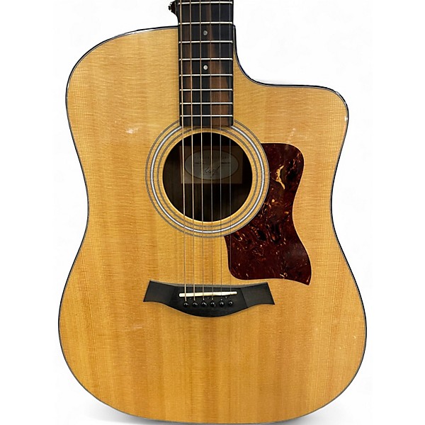 Used Taylor 210CE Natural Acoustic Electric Guitar