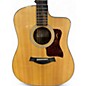 Used Taylor 210CE Natural Acoustic Electric Guitar