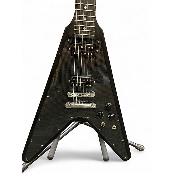 Used Gibson NEW CENTURY FLYING V Ebony Solid Body Electric Guitar