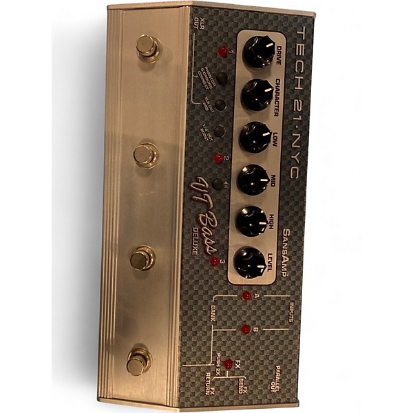 Used Tech 21 SansAmp VT Bass Deluxe Effect Pedal