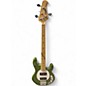 Used Sterling by Music Man Stingray Ray4 HH Olive Electric Bass Guitar thumbnail
