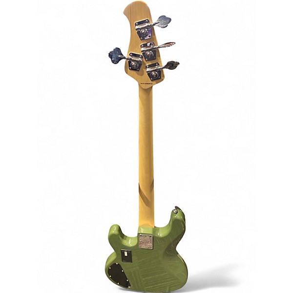 Used Sterling by Music Man Stingray Ray4 HH Olive Electric Bass Guitar