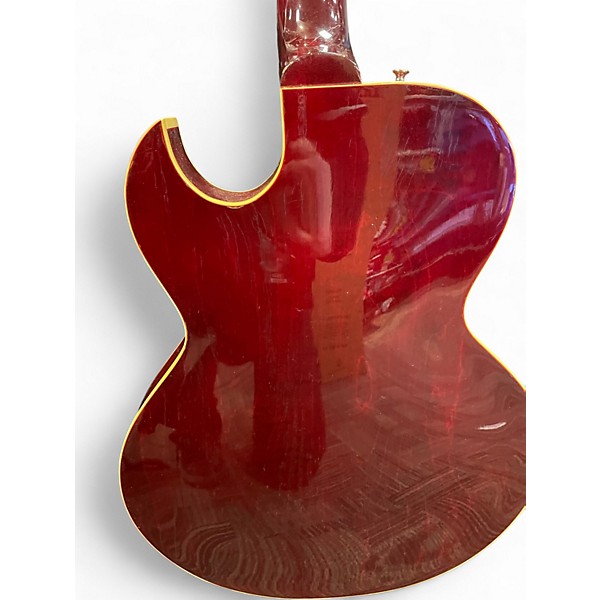 Used Gibson ES 135 Red Hollow Body Electric Guitar