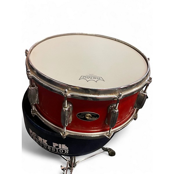 Vintage 1990s Slingerland 6.5X14 SNARE Orange Drum
