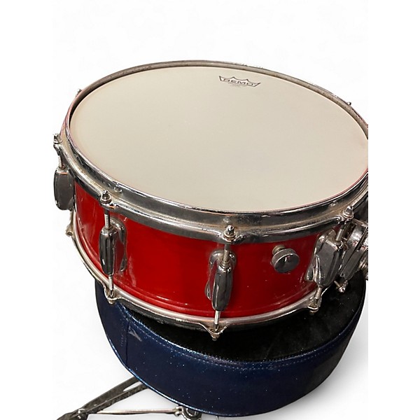 Vintage 1990s Slingerland 6.5X14 SNARE Orange Drum